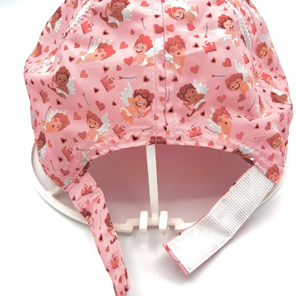 Sprints Performance Running Hat Stupid Cupid Valentine Discontinued Pink Cherubs